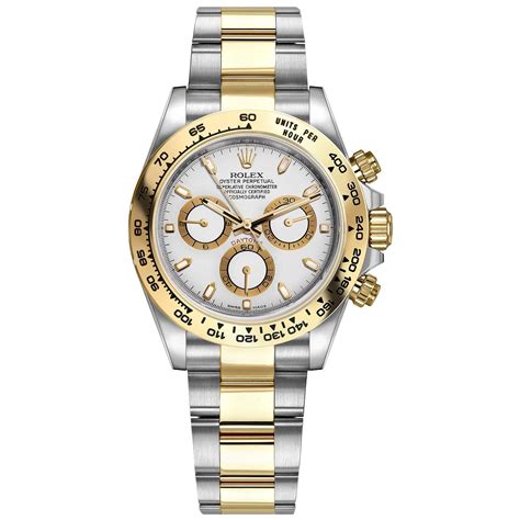 rolex cosmograph daytona yellow gold mens watch|white gold daytona meteorite dial.